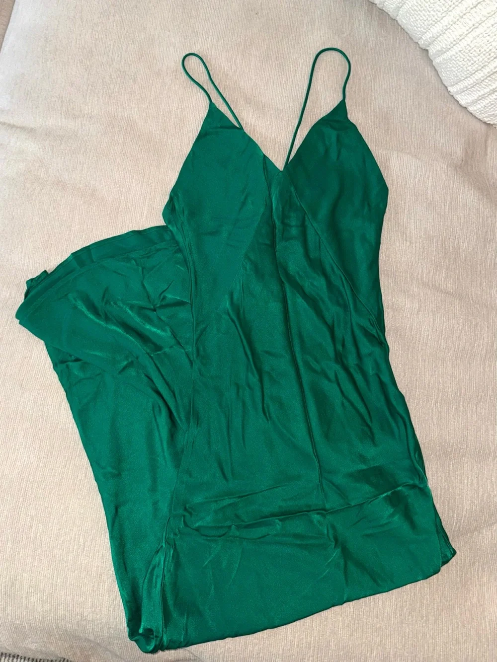 Rat & Boa Delphine Dress Green Wedding Prom Gala Medium Emerald Maxi Long